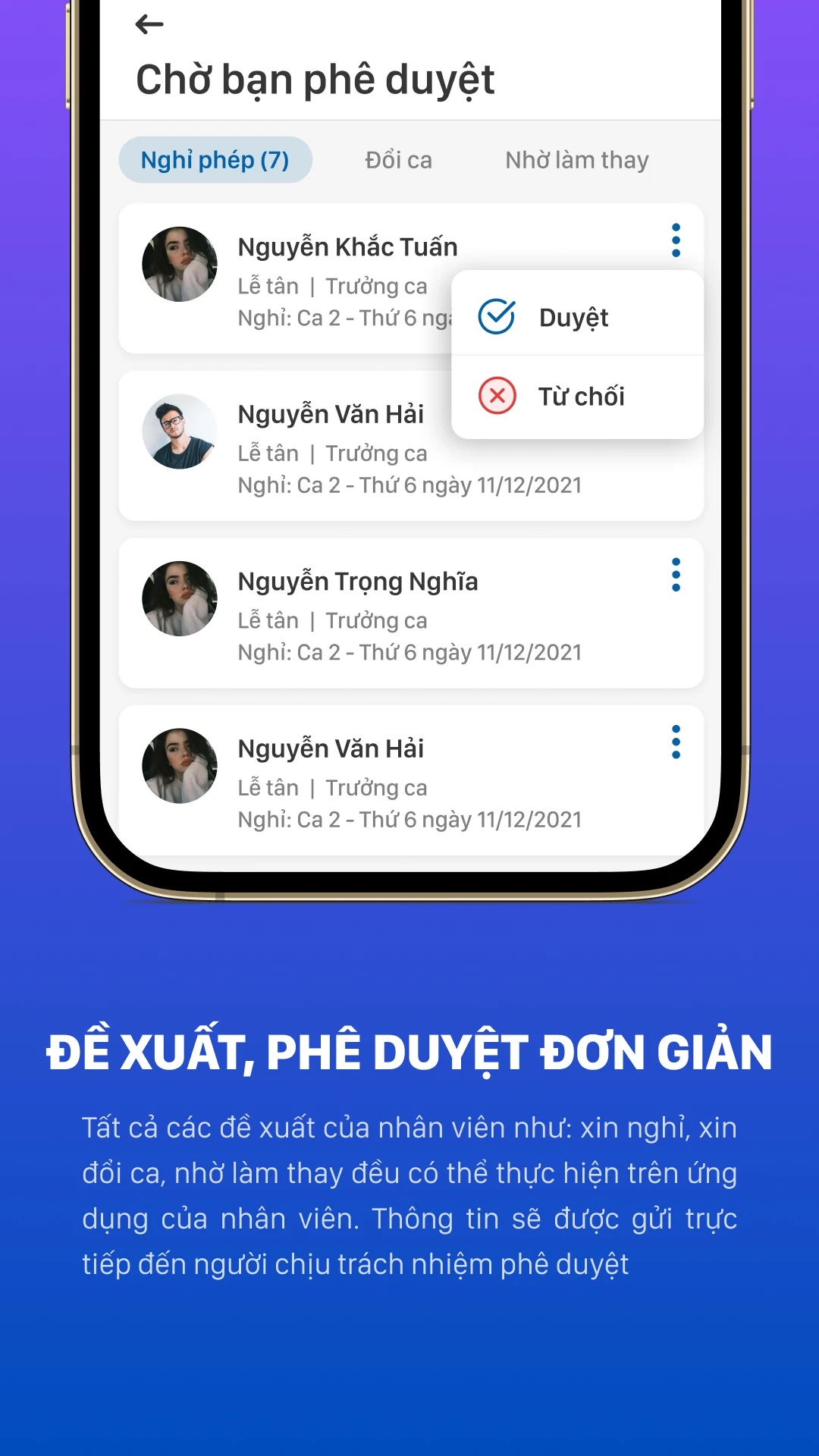 iPOS HRM screenshot